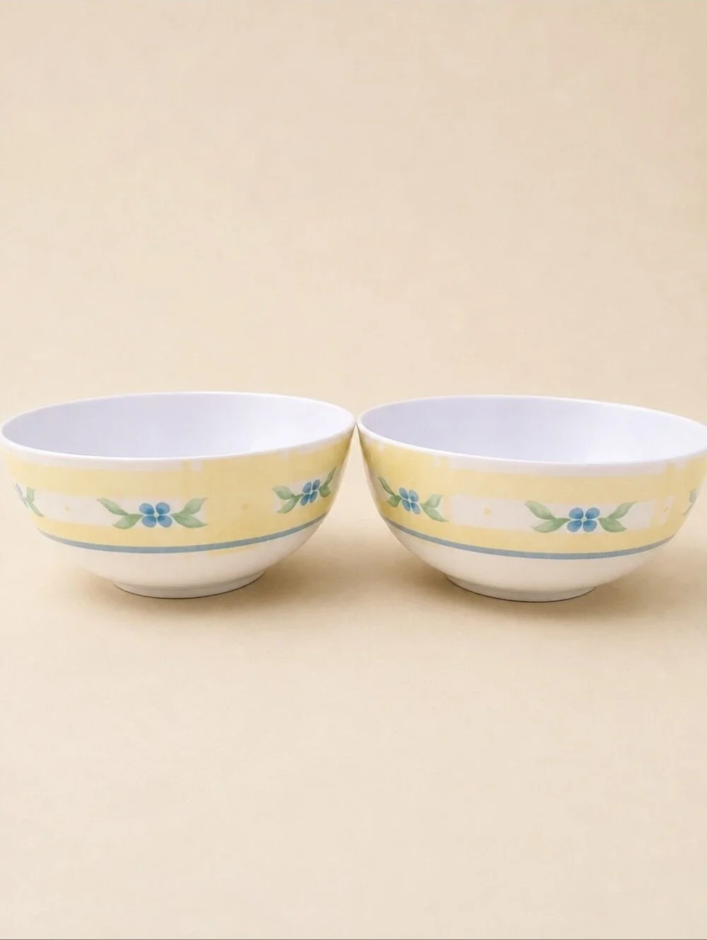 Pfaltzgraff Summer Breeze Melamine Cereal Bowls Set of 2 Floral 6